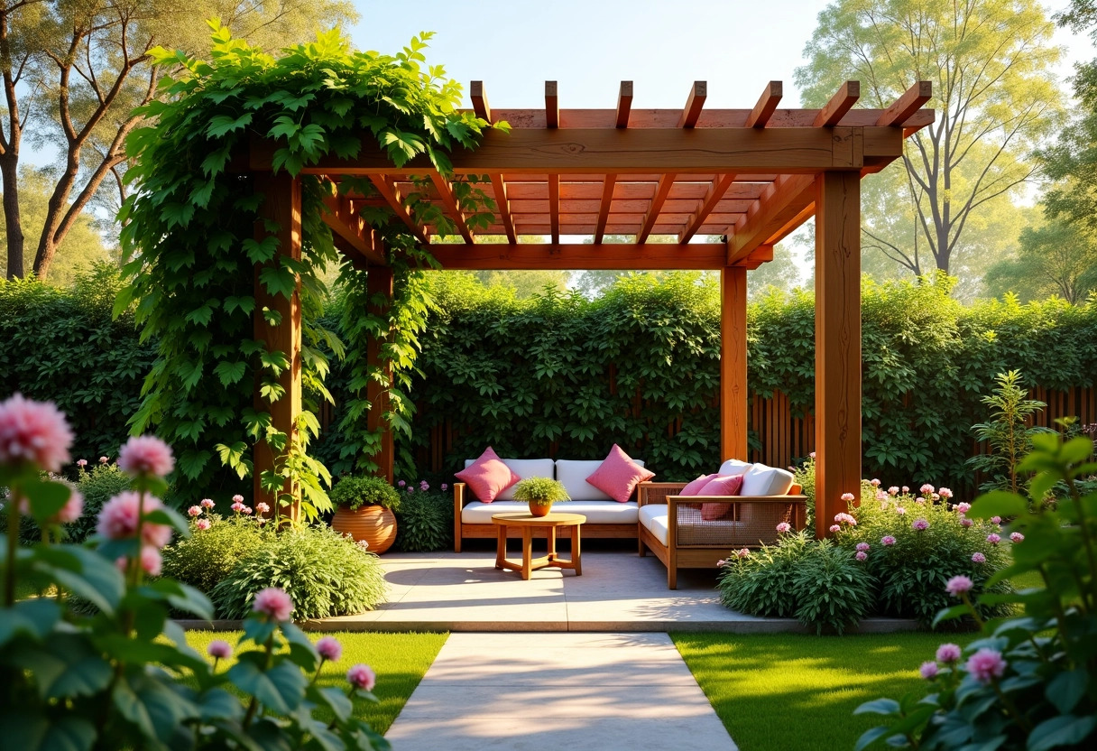 pergola bois